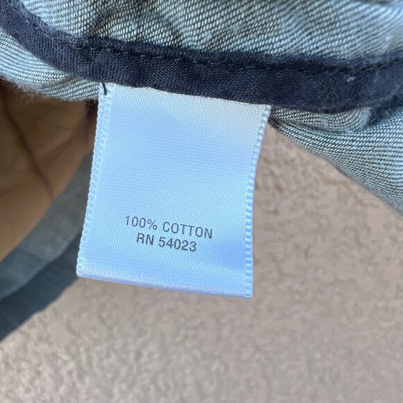 Banana Republic Womens Jacket Size Medium Gray Zip Utility Surplus Jack Gorpcore - Picture 6 of 10